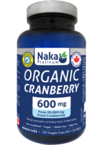 Cranberry Extract 600mg (Organic) - 60 V-Caps