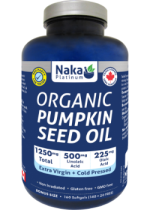 Organic Pumpkin Seed Oil 1250mg - 160 Softgels