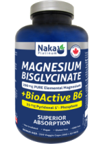 Magnesium Bisglycinate 200mg + Bioactive B-6 25mg - 230 V-Caps
