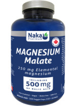 Magnesium Malate 250mg (500mg Malic Acid) - 150 + 50 V-Caps BONUS
