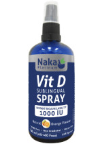 Platinum Pro Vit D Sublingual Spray 1,000iu (Natural Orange) - 100ml 