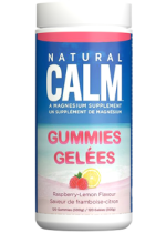 Natural Calm Gummies (Raspberry Lemon) - 120 Gummies