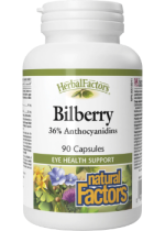 Bilberry Standardized Extract 40mg - 90 Caps