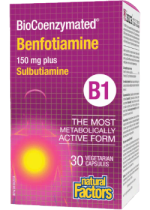 BioCoenzymated Vitamin B-1 Benfotiamine 150mg + Sulbutiamine - 30 V-Caps