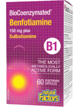 BioCoenzymated Vitamin B-1 Benfotiamine 150mg + Sulbutiamine - 60 V-Caps