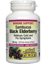 Black Elderberry Extract 100mg - 120 Softgels