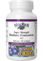 BlueRich Super Strength 500mg - 90 Softgels