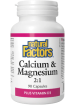 Calcium & Magnesium 2:1 Plus Vitamin D3 - 90 Caps