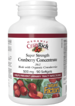 CranRich Super Strength Cranberry (Organic) 500mg - 90 Softgels