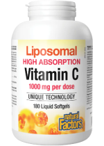 Liposomal High Absorption Vitamin C 1,000mg - 180 Liquid Softgels