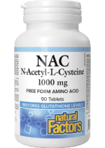 NAC (N-Acetyl-L-Cysteine) 1,000mg - 90 Tabs