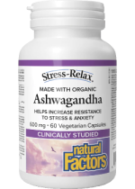 Stress-Relax Ashwaganda 600mg - 60 V-Caps