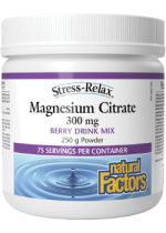 Stress-Relax Magnesium Citrate Powder 300mg (Berry) - 250g