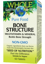 Whole Earth & Sea Pure Food Bone Structure - 60 Tabs
