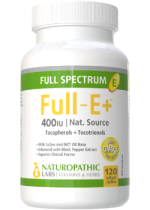 Full Spectrum Vit. E 400iu (+ Tocotrienols, Black Pepper, & MCT) - 120 Softgels