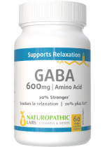 GABA 600mg - 60 V-Caps
