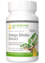 Ginkgo Biloba Double Strength (Organic) 120mg - 60 Caps