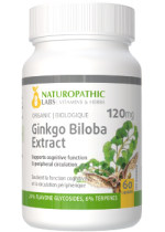 Ginkgo Biloba Double Strength (Organic) 120mg - 60 Caps