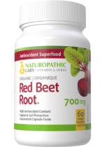 Red Beet Root 700mg (Organic) - 60 V-Caps