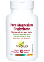 Pure Magnesium Bisglycinate 115mg + Taurine - 90 V-Caps