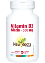 Vitamin B3 Niacin 500mg - 60 V-Caps