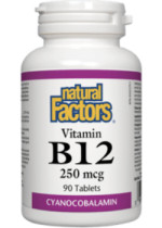 B-12 (Cyanocobalamin) 250mcg - 90 Tabs