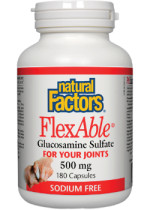 Flexable Glucosamine Sulfate 500mg - 180 Caps