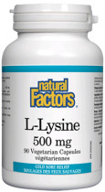 L-Lysine 500mg - 90 V-Caps