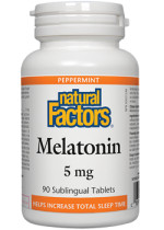 Melatonin 5mg (Peppermint) - 90 Sublingual Tabs