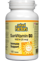SunVitamin D3 1,000iu - 180 Tabs