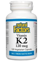 Vitamin K2 120mcg (Mk-7) - 120 V-Caps