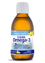 Clean Omega-3 Liquid 800mg EPA 500mg DHA (Lemon Meringue) - 200ml