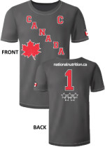 NN Captain Canuck T-Shirt (Ladies Grey) - Small