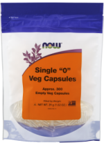 Empty Single Vegetarian Caps "0" - 300 Caps 
