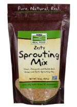 Zesty Sprouting Mix (Clover, Fenugreek & Radish Seeds) - 454g 