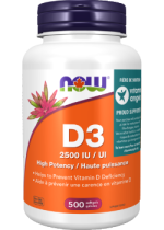 Vitamin D3 2,500iu - 500 Softgels