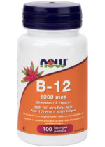 B-12 1,000mcg/100mcg Folic Acid Chewable - 100 Lozenges