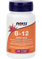 B-12 Methylcobalamin With Folic Acid 5,000mcg - 60 Lozenges