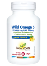 Wild Omega-3 EPA660 / DHA330 (Lemon Flavour) - 60 Softgels