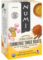 Organic Turmeric Three Roots - 12 Tea Bags