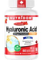 Hyaluronic Acid With Vitamin C - 60 V-Caps 