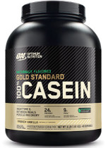 Naturally Flavoured Gold Standard 100% Casein (French Vanilla) - 4lbs - Optimum Nutrition