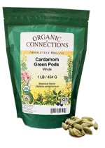 Cardamom Green Pods (Organic Whole) - 454g