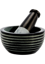 Zen Soapstone Mortar & Pestle (4 Inch) - 1 Set