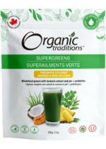 Supergreens With Turmeric And Probiotics (Pineapple Coconut) - 100g