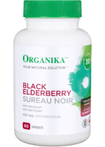 Black Elderberry 450mg - 60 Caps - Organika