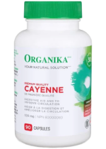 Cayenne 100mg - 90 Caps - Organika