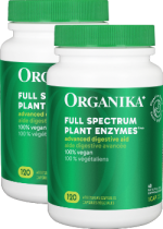 Full Spectrum Plant Enzymes 500mg - 120 + 120 V-Caps (2 For Deal)