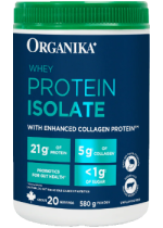 Whey Protein Isolate With Collagen Protein (Unflavoured) - 580g