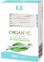 Organic Cotton Swabs - 200 Pieces